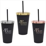 DH5346 16 Oz. Moonlit Cove Tumbler with Straw And Custom Imprint